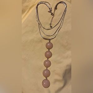 New York and Company triple chain necklace